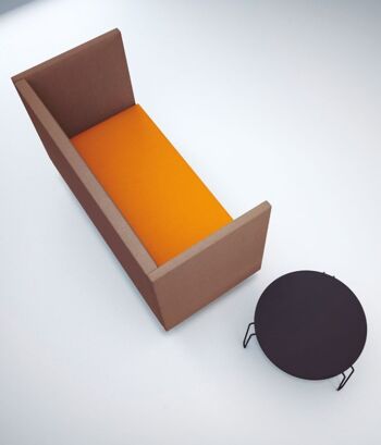 Table basse / gigogne PROUVE 105 | design Sergio BALLESTEROS Noir/Noir 2