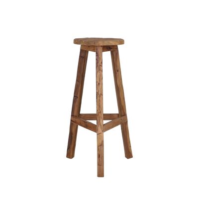 Vintage Barstool  round - 3 legs - elegant design , robust look & feel