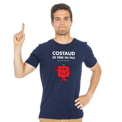 Tshirt navy costaud de père en fils