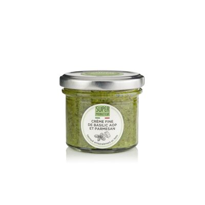 Feine Basilikumcreme PDO und Parmesan 125 ml