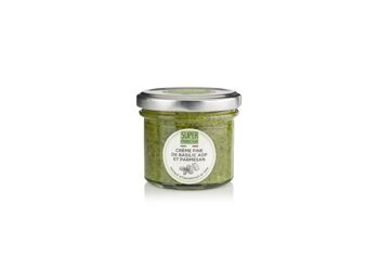 Crème Fine de Basilic AOP et Parmesan 125 mL 1