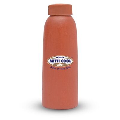 BOUTEILLE D'EAU EN ARGILE DE TERRE 600ML