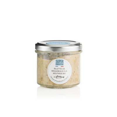 Rillettes de Caballa con Mostaza Ecológica - 90G