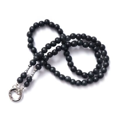 Black, EsTrenc 48 SilverShiny, short interchangeable chain