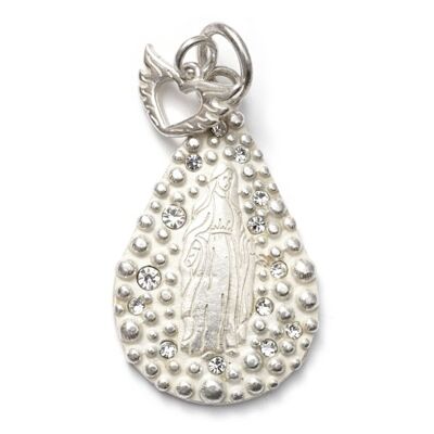 Madonna L & AngelLove S, Amulet Twin SilverBrillante