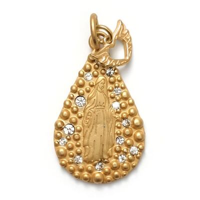 Madonna L & AngelLove S, Amulet Twin GoldBrillante