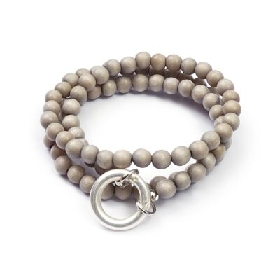 EsTrenc Grey, Armband Mix&Match SilverShiny