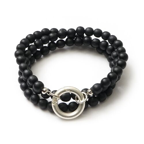 EsTrenc Black, Armband Mix&Match SilverShiny