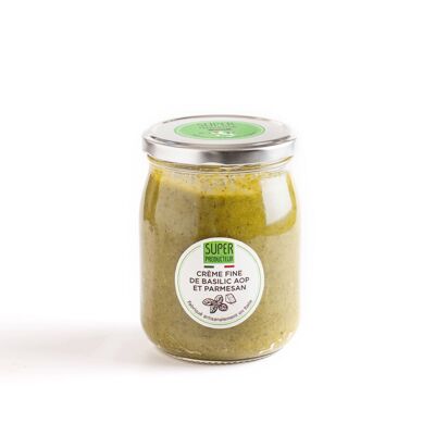 Crema Fina de Albahaca DOP y Parmesano