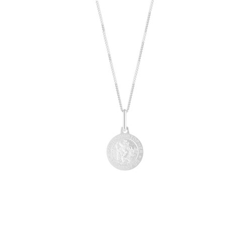 54 floral 925 sterling silver saint christopher pendant necklace chain