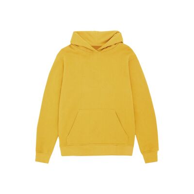 54 floral premium pullover hoody - gold yellow
