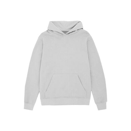 54 floral premium pullover hoody - silver