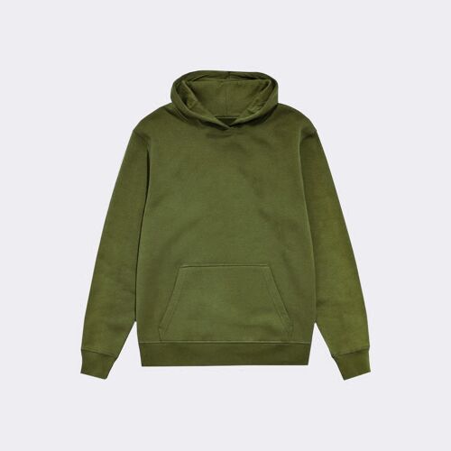 54 floral premium pullover hoody - khaki green