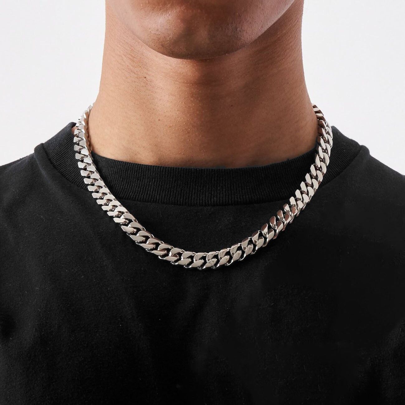 54 CATENA DA COLLANA IN ARGENTO STERLING FLORAL 4mm - ARGENTO