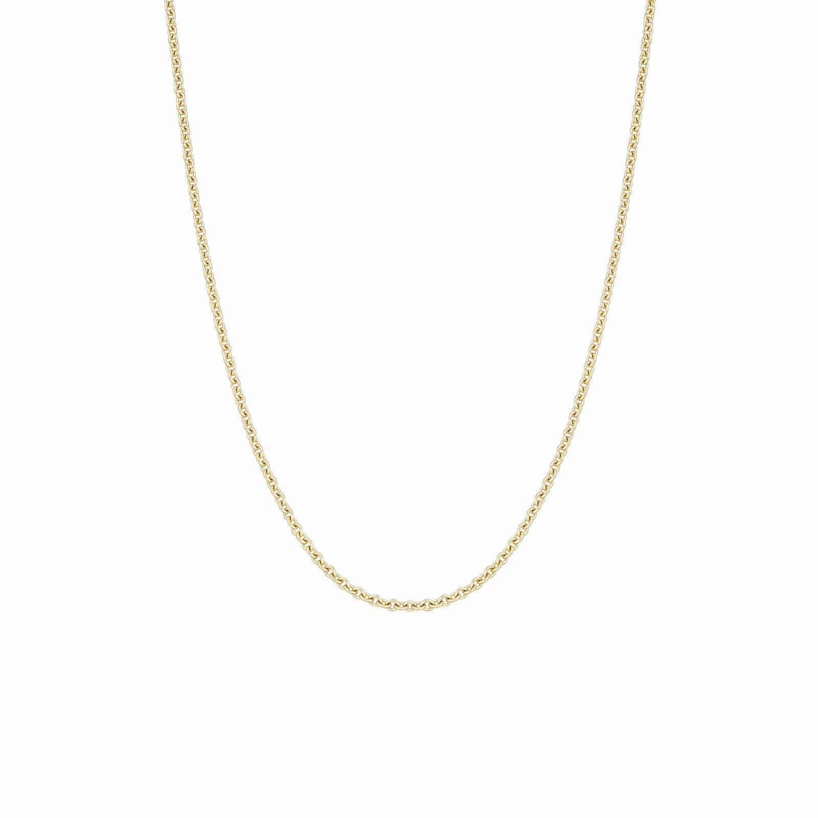 54 CATENA DA COLLANA A BARBONE FLOREALE 2mm - ORO