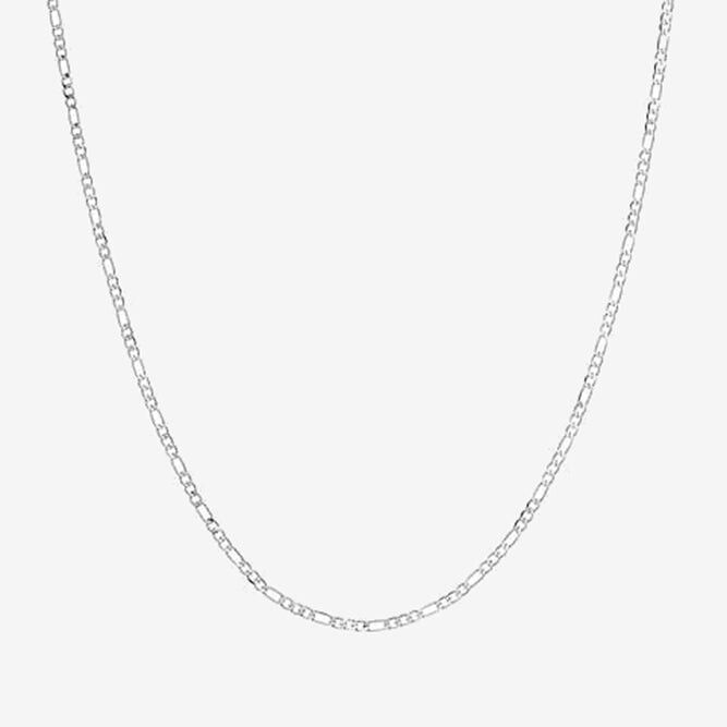 54 COLLANA FIGARO FLOREALE 3mm CATENA - ARGENTO