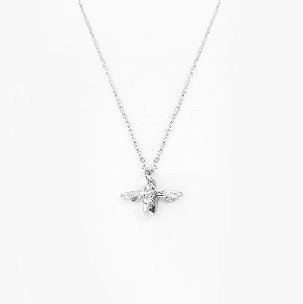 54 FLORAL MANCHESTER BEE INSECT CIONDOLO COLLANA CATENA-Oro