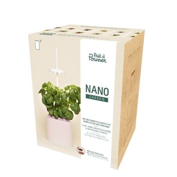 NANO Garden, Potager d'intérieur pour plantes ou aromates - Rose Quartz - Prêt à Pousser 4