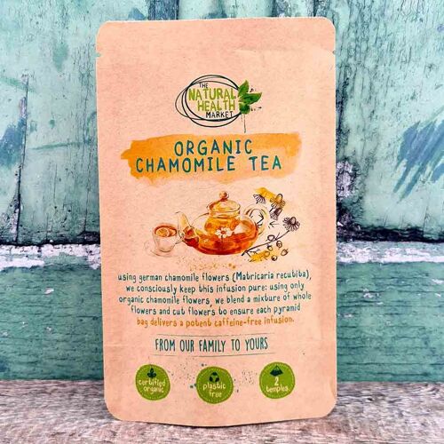 Organic Chamomile Tea Bags - 2 Bags