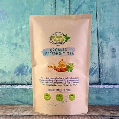 Organic Peppermint Tea Bags - 50 Temples