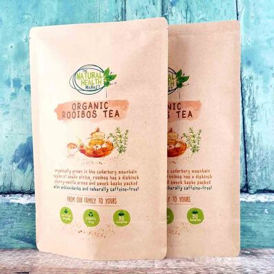 Bolsitas de Té Rooibos Orgánico - 100 Bolsitas (2 x 50 Paquetes)