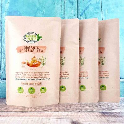 Organic Rooibos Tea Bags - 200 Bags (4 x 50 Packs)