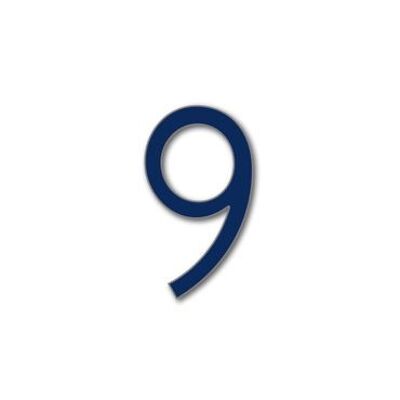 House Number Avenida 9 - navy - 15cm / 5.9'' / 150mm