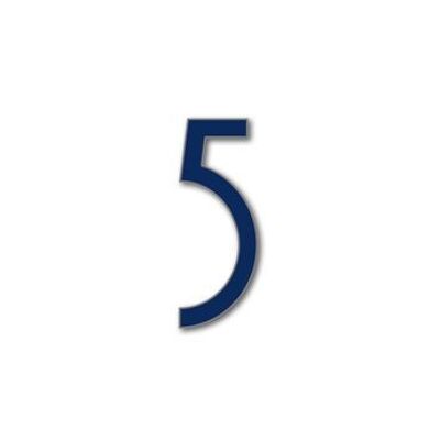 House Number Avenida 5 - navy - 15cm / 5.9'' / 150mm