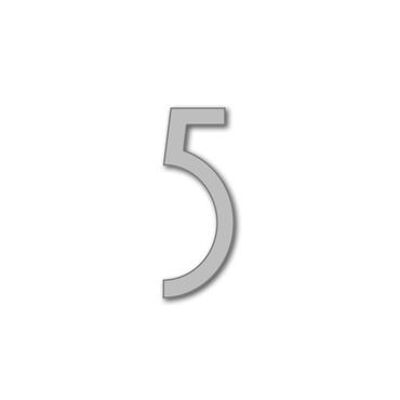 House Number Avenida 5 - grey - 15cm / 5.9'' / 150mm