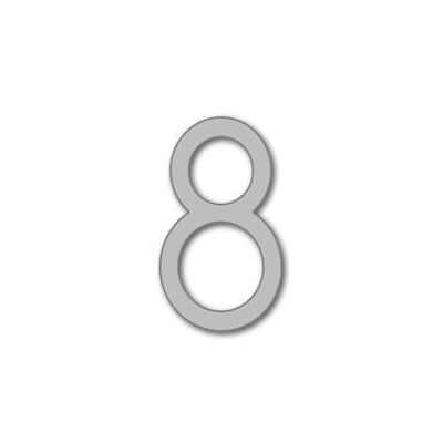 House Number Avenida 8 - grey - 15cm / 5.9'' / 150mm