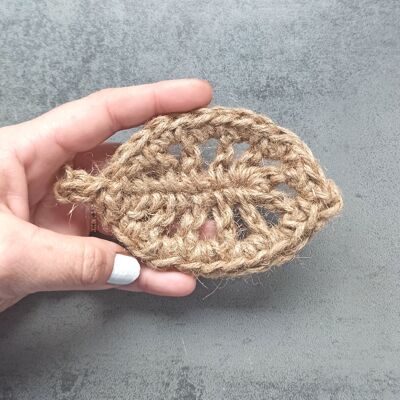 Jute Leaf Soap Holder