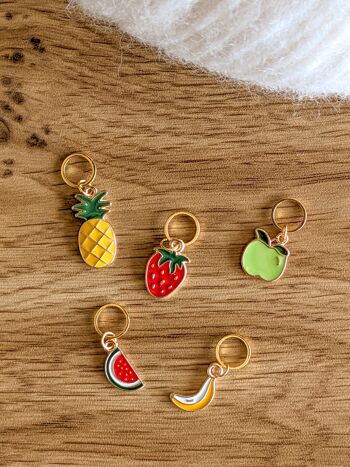 Fruity - Stitch Marker Rings 2