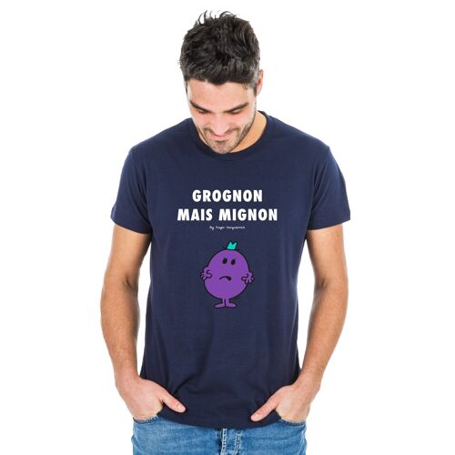 Tshirt navy grognon mais mignon 2