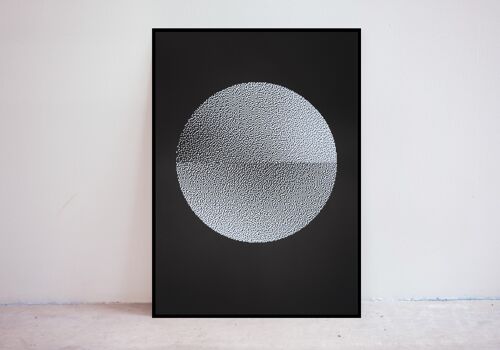 square dot print 01_022 | 70 x 100 cm