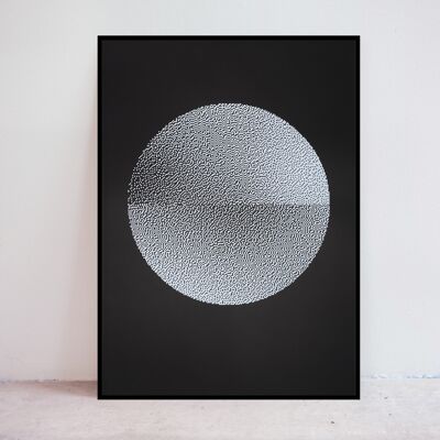 impresión de puntos cuadrados 01_022 | 70 x 100 cm