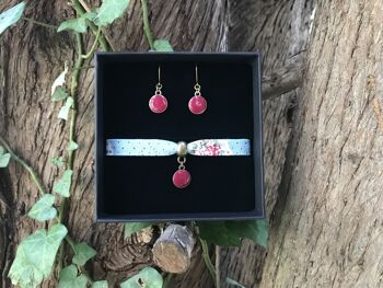 Coffret Bijoux Pantaï Pequelettes Bleu/Rose 1