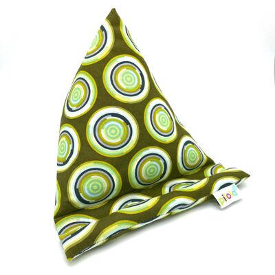 Pilola Techcushion olivgrünes Kreismuster Handykissen Ständer Halter Kissen – klein