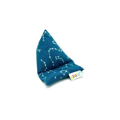 Pilola Techcushion Blue Constellations Pattern Phone Pillow Stand Holder Cushion - Small