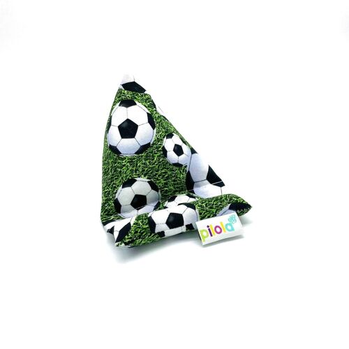 Pilola Techcushion Black and White on Grass Footballs Pillow Stand Holder Cushion - Small