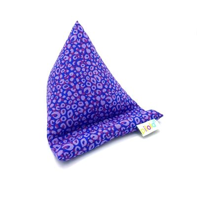 Pilola Techcushion Purple Leopard Print Pattern Kindle iPad mini Phone Pillow Stand Holder Holder Cushion – Medium