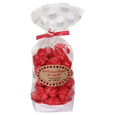 Bag of red almond pralines - 200g