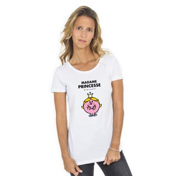 TSHIRT BLANC Madame princesse