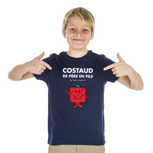 TSHIRT NAVY COSTAUD DE PÈRE EN FILS - Kid