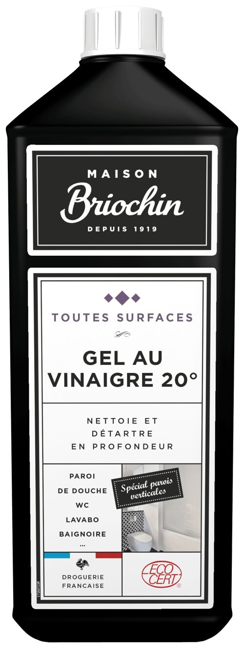 Vinaigre en gel concentré 20° 750ml Ecocert