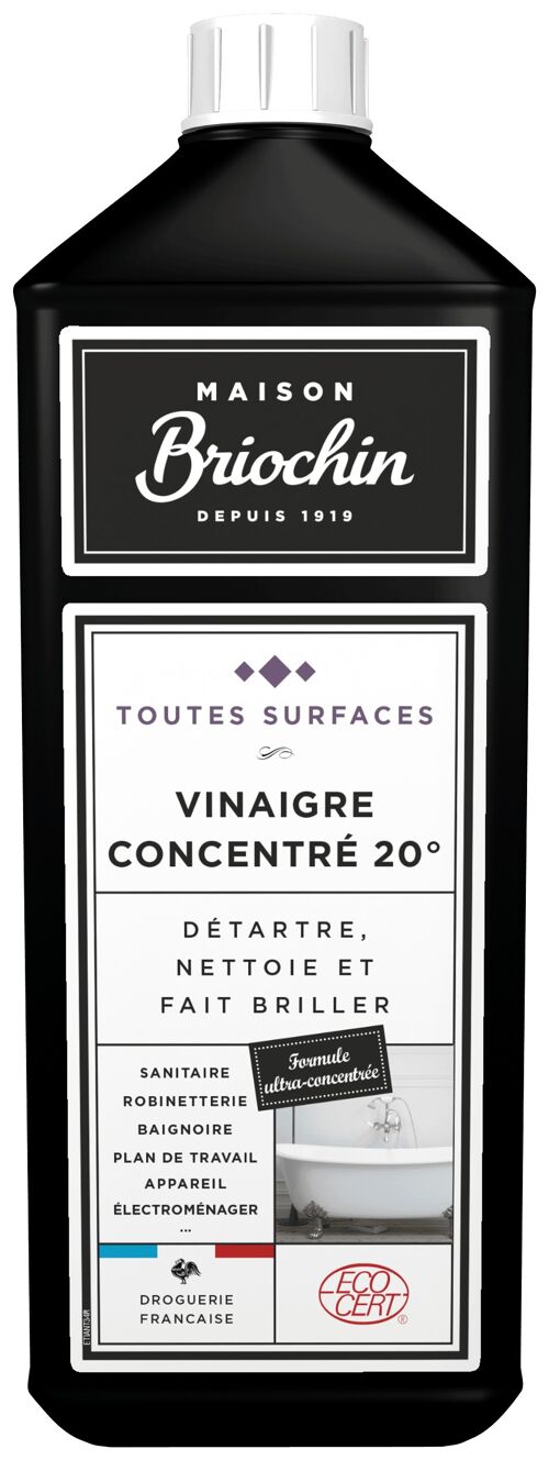 Achat Vinaigre concentré 20° 750ml en gros