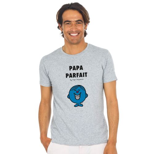 Tshirt gris chiné papa parfait 2