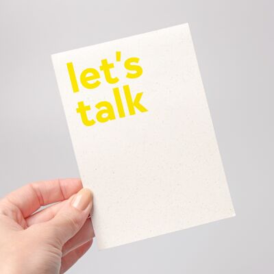 let's talk postcard