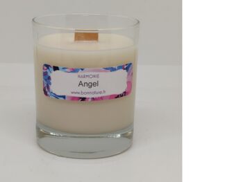 Bougie parfumée artisanale parfum : "Angel" à cire de soja sans couvercle