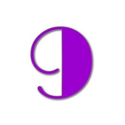House Number Broadway 9 - purple - 15cm / 5.9'' / 150mm