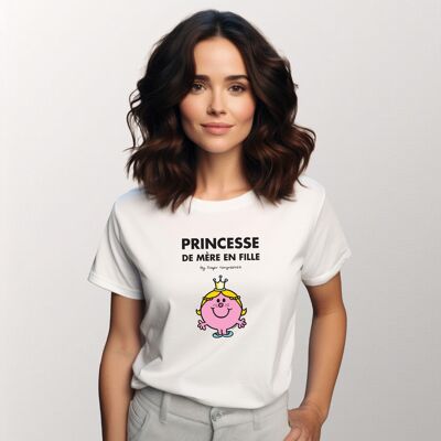 WHITE PRINCESS OF MOTHER IN DAUGHTER TSHIRT